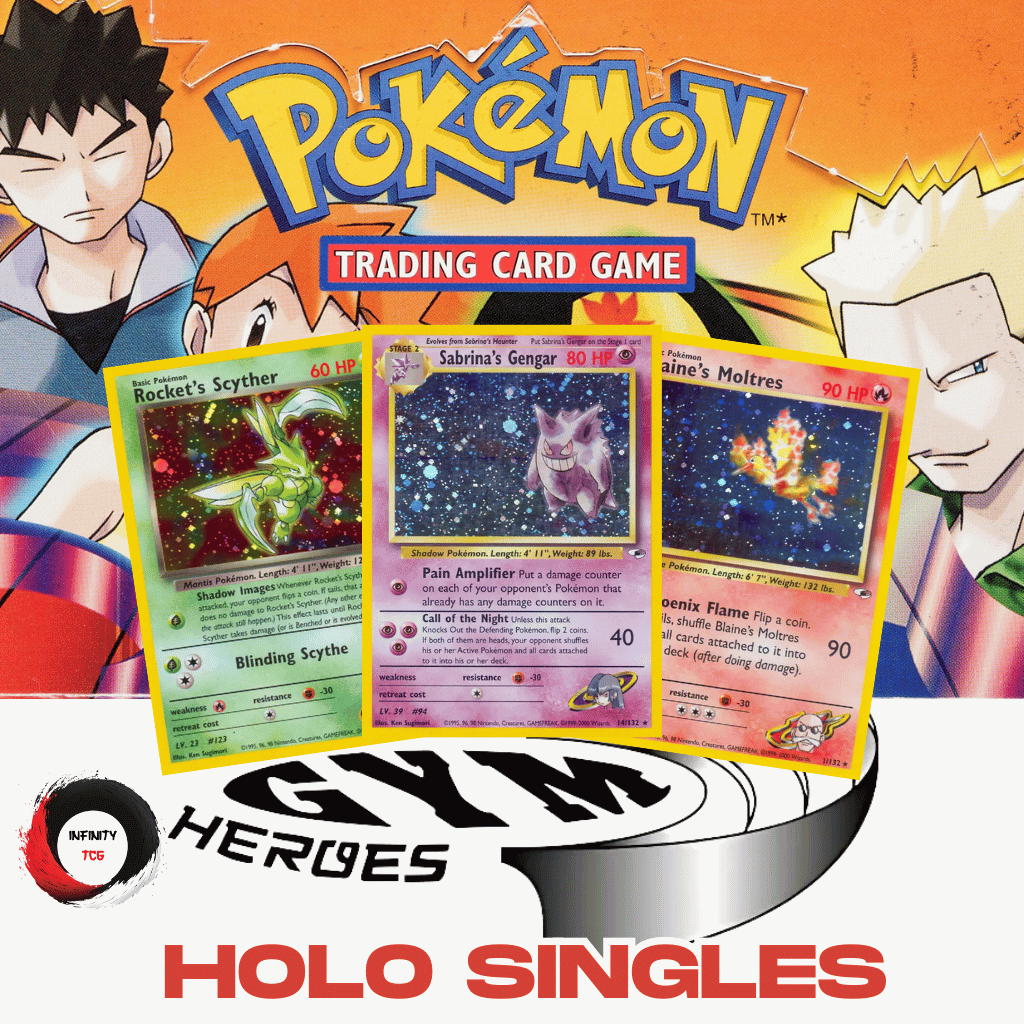 Pokémon - Gym Heroes - Holo Singles