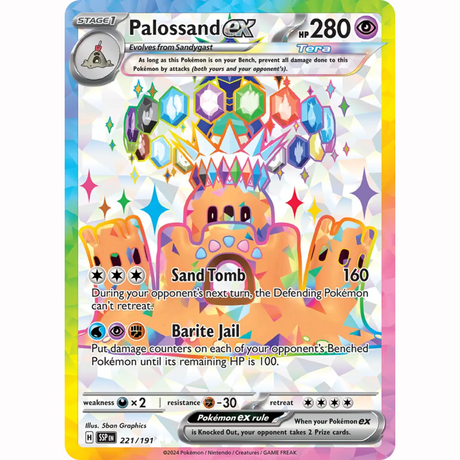 Pokémon - Scarlet & Violet - Surging Sparks - Trainer, EX & EX Full Art Singles