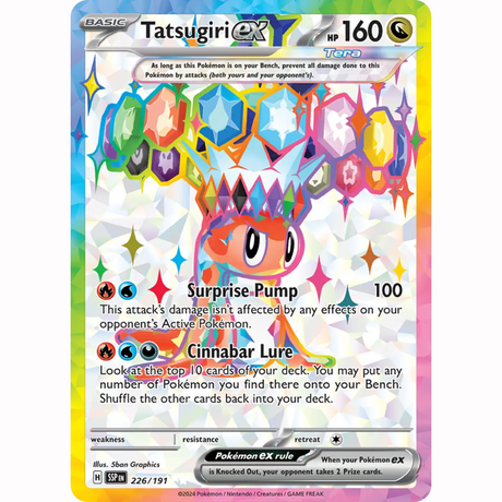 Pokémon - Scarlet & Violet - Surging Sparks - Trainer, EX & EX Full Art Singles