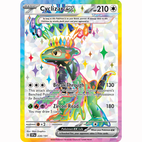 Pokémon - Scarlet & Violet - Surging Sparks - Trainer, EX & EX Full Art Singles