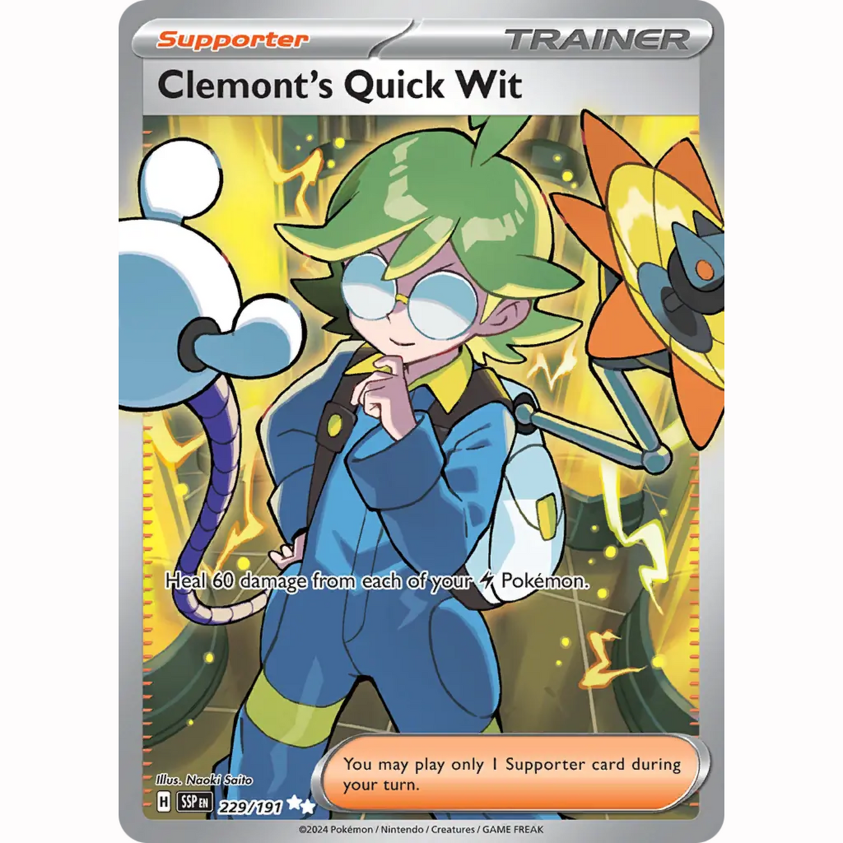 Pokémon - Scarlet & Violet - Surging Sparks - Trainer, EX & EX Full Art Singles