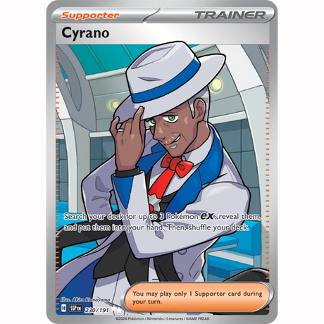 Pokémon - Scarlet & Violet - Surging Sparks - Trainer, EX & EX Full Art Singles