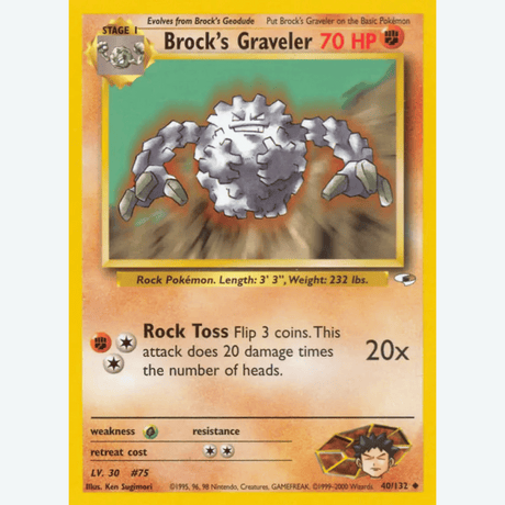 Pokémon - Gym Heroes - Non-Holo Singles