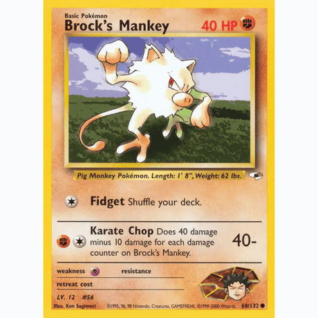 Pokémon - Gym Heroes - Non-Holo Singles