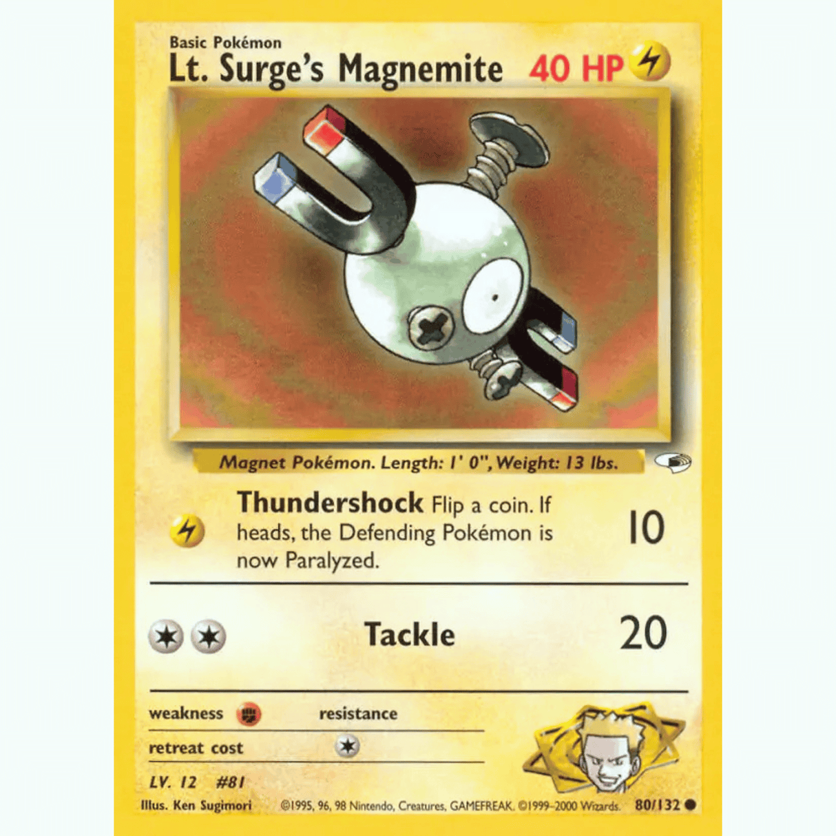 Pokémon - Gym Heroes - Non-Holo Singles