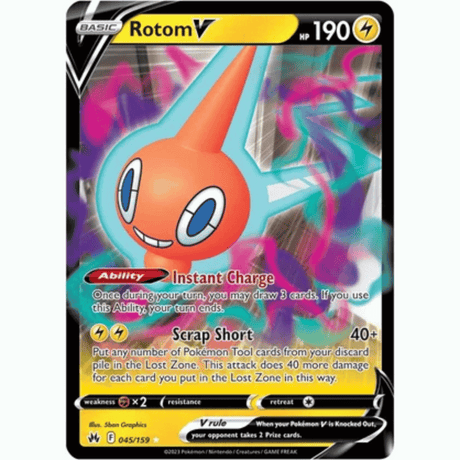 Pokémon - Sword & Shield - Crown Zenith - V/Vstar/Vmax/Trainer/Holo Energy Singles