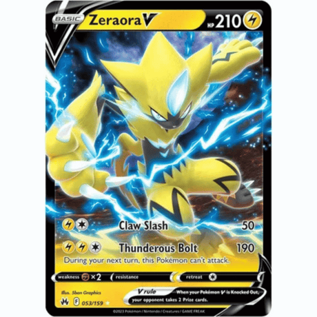 Pokémon - Sword & Shield - Crown Zenith - V/Vstar/Vmax/Trainer/Holo Energy Singles