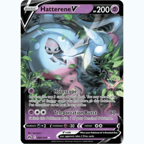 Pokémon - Sword & Shield - Crown Zenith - V/Vstar/Vmax/Trainer/Holo Energy Singles