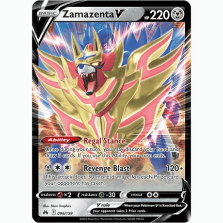 Pokémon - Sword & Shield - Crown Zenith - V/Vstar/Vmax/Trainer/Holo Energy Singles