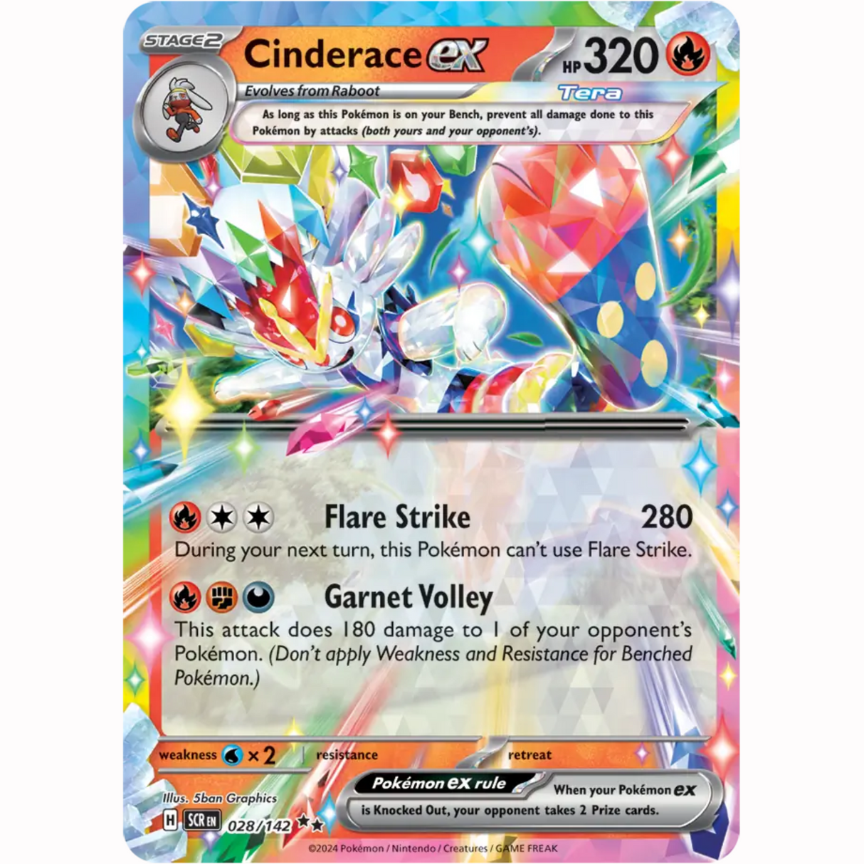 Pokémon - Scarlet & Violet - Stellar Crown - EX & EX Full Art Singles