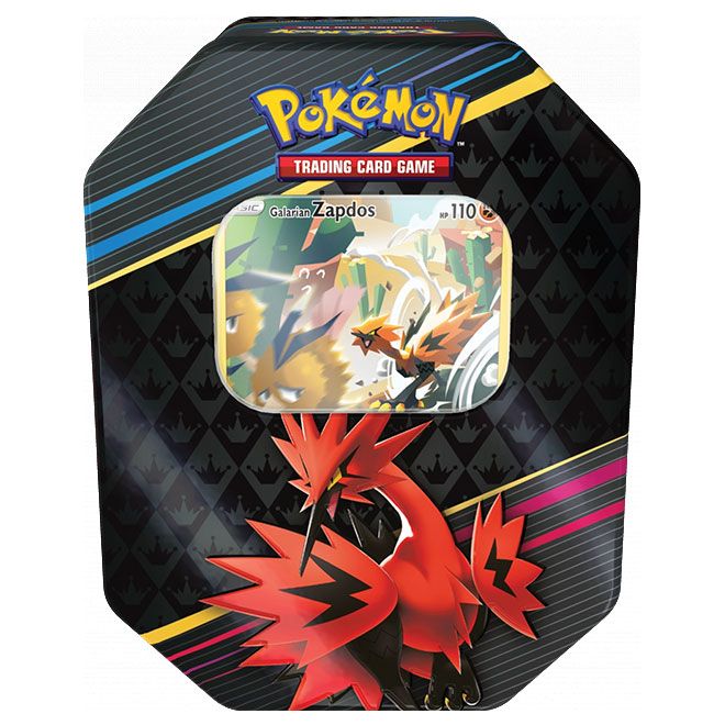 Pokemon - Crown Zenith - Galarian Zapdos Tin