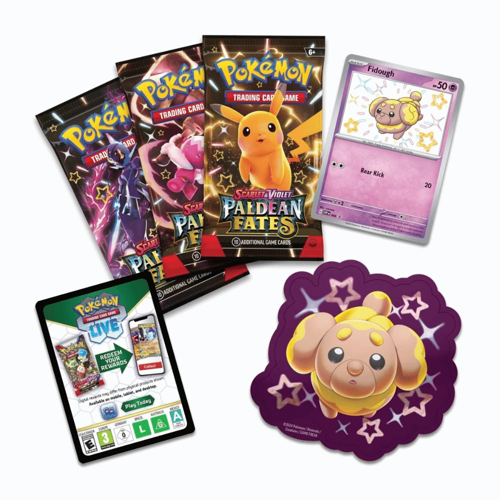 Pokémon - Scarlet & Violet - Paldean Fates - Fidough Tech Sticker Collection