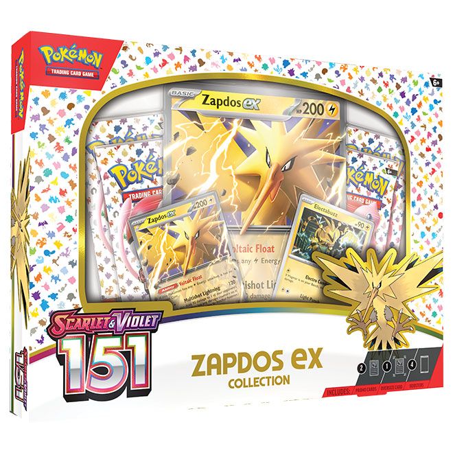 Pokemon - Scarlet & Violet - 151 - Zapdos Ex Collection