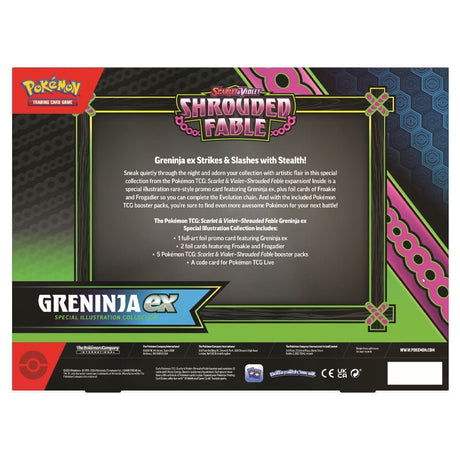 Pokemon Shrouded Fable Special Illustration Collection Greninja ex Back