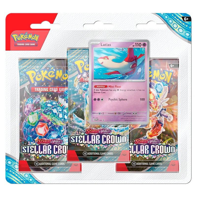 Pokemon - Scarlet & Violet - Stellar Crown - 3 Pack Blister - Latias